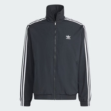 adidas Originals Woven Firebird Zip Track Top Jacket Black L IT2491 Brand New