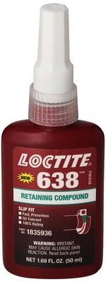 21448 Green 638 High Strength Retaining Compound, 50 mL Bottle