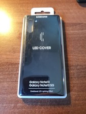 Image of Official Genuine Samsung Galaxy Note 10, Note 10 & 5g Back Led Case Cover Black