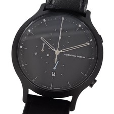 Montre Homme Lilienthal Berlin C01 102 2003T 00313 Chronographe Tout Noir Quartz