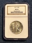 1917 Walking Liberty Half Dollar NGC MS63