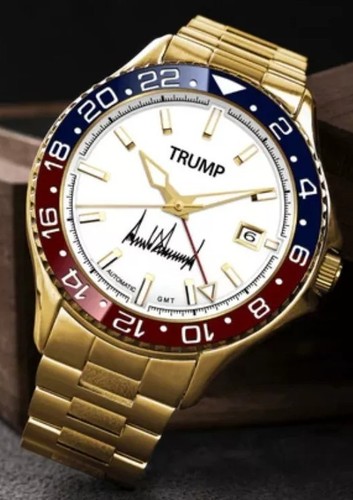 Neu President Trump #227 weißes Zifferblatt automatische 18k vergoldet limitierte Uhr - Bild 7 von 22