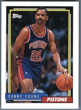 1992-93 Topps Detroit Pistons Danny Young #264