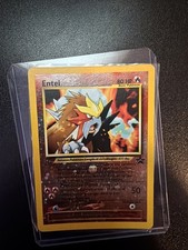 Pokémon ENTEI Black Star Promo Card  34 * REVERSE HOLO * LP