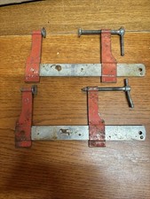 Vintage Lot of 2 Vintage Stanley 83-157  6”, 15mm Clamp Made in USA Tools
