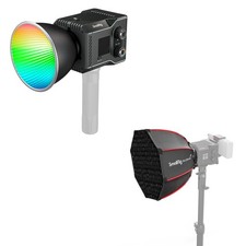 Bundle: SmallRig RC 60C RGB COB 4808 and Mini Parabolic Softbox RA-D30 Black