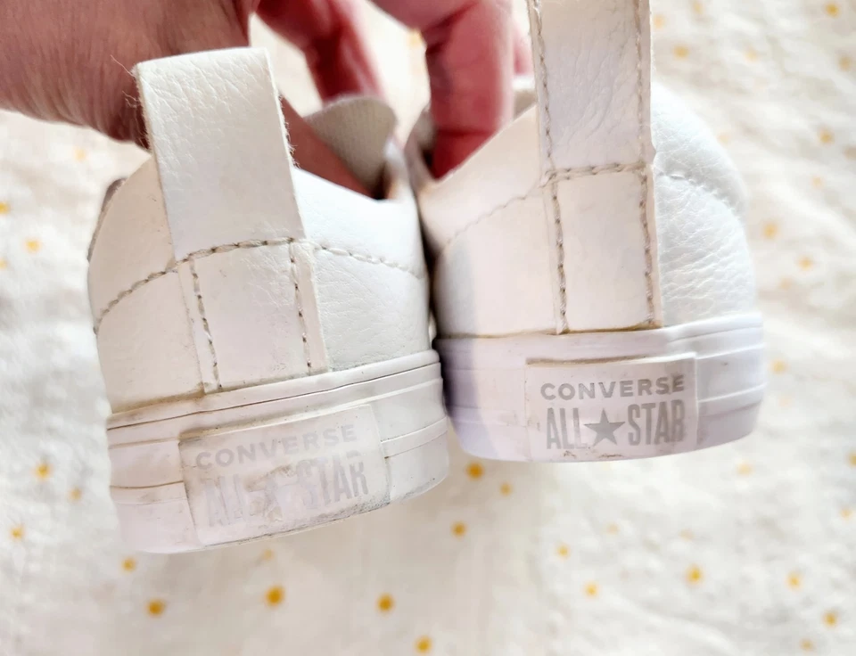 Converse Toddler Chuck Taylor All Star Street White Leather Lace Shoes Toddler 5 - Image 3 of 4