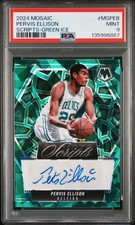 2024 PANINI MOSAIC SCRIPTS GREEN ICE #MSPEB PERVIS ELLISON PSA 9