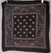 21" x 21" Single Paisley Bandanna