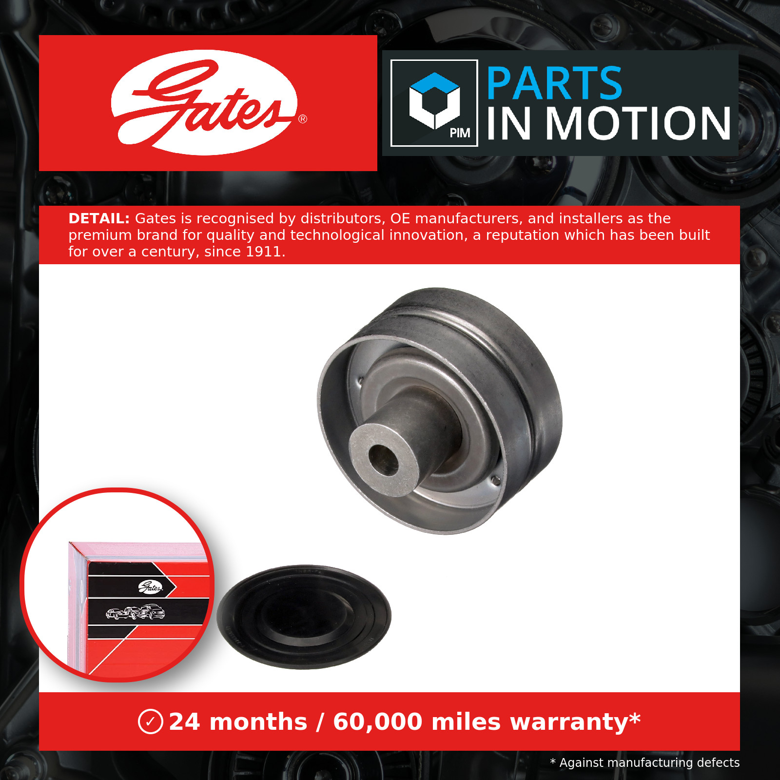 V-belt pulley Metal T36543 GATES for FORD TRANSIT Bus TRANSIT Van RANGER - Image 13
