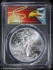 2015 $1 American Silver Eagle PCGS MS 70 | Cleveland Signed Uncirculated UNC BU