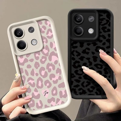 Leopard Print Soft Silicone Phone Case Compatible with Redmi Note 14 13 12 Pro