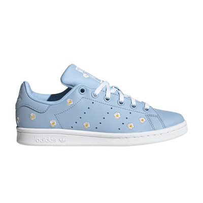 adidas Stan Smith Shoes Kids Clear Sky 6 - Kids Originals Shoes