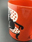 Vintage Waechtersbach W Germany Red Black Cat Mug Polka Dot Chair — photo 8