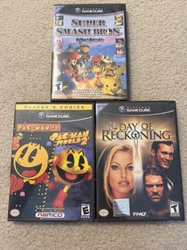 Nintendo GameCube, 251 Mem Card, 4 Games, TESTED & WORKS. Read description.