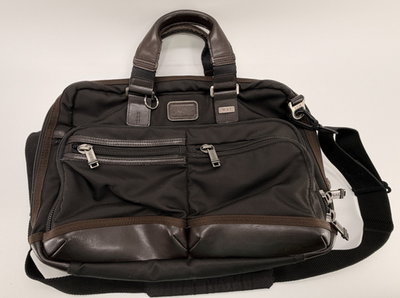 Tumi Alpha Bravo Andersen Briefcase Laptop Bag Nylon Leather