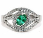 2CT Heat Treated Green Tourmaline 925 Sterling Silver Ring Jewelry Sz 7 F8-2 — photo 1