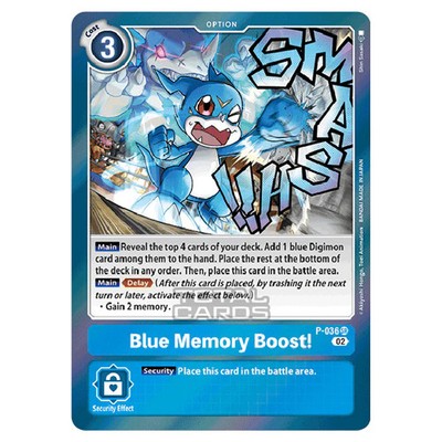 Digimon Card Game RB-01: Resurgence Booster Blue Memory Boost! (Alternative A...