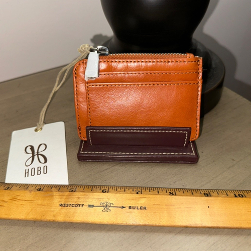 Nuevo HOBO BAGS Kai Clay Cuero ID Cartera - Imagen 2 de 6