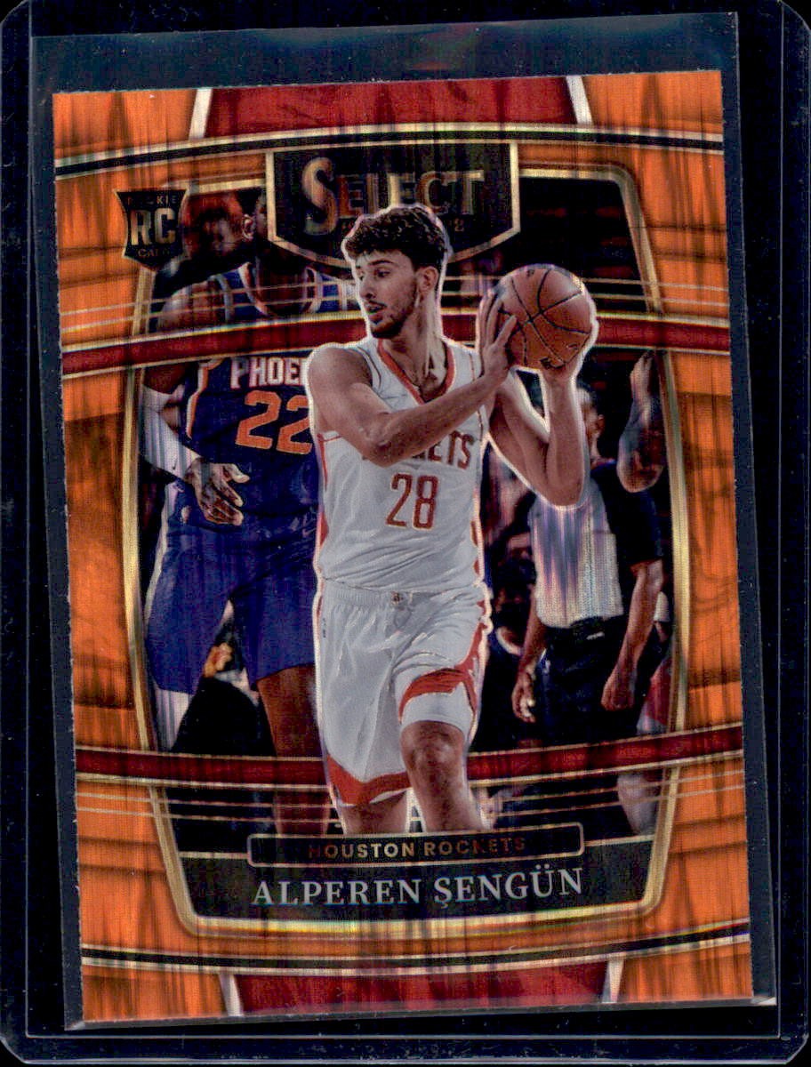 2021-22 Panini Select #19 Alperen Sengun Orange Flash Prizms