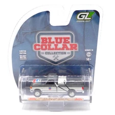 Raw Finish Chase Blue Collar Series 14 1991 Ford F-250 Chevron 1:64 Diecast