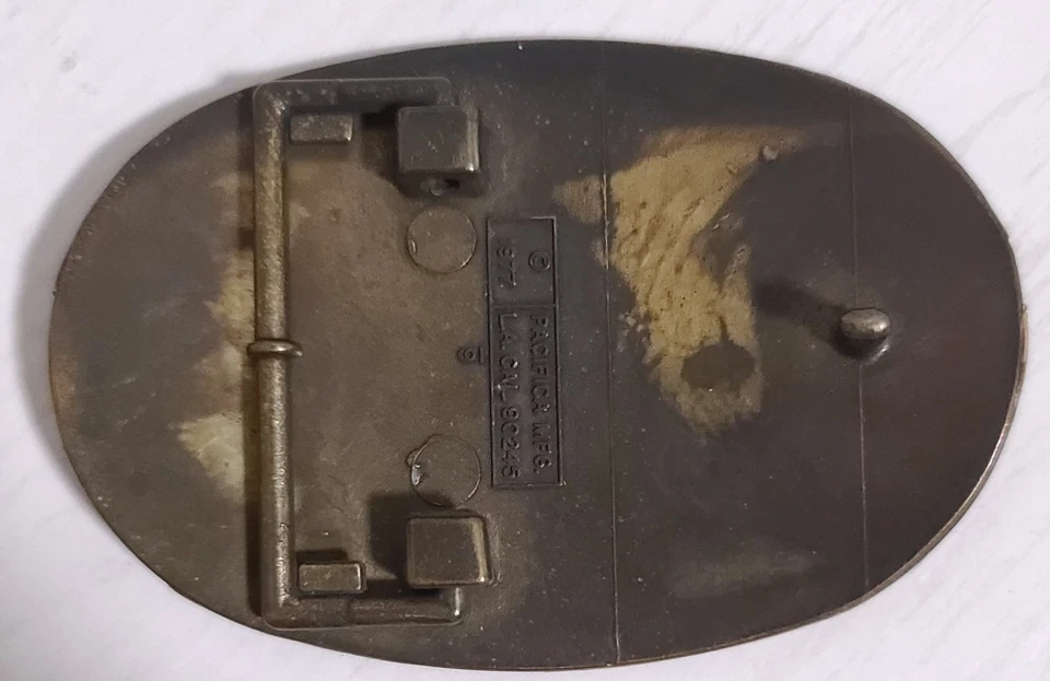 De Colección 1977 Steve Miller Banda Promo Hebilla de Cinturón Libro de Sueños Rock Clásico ¡RARO! Foto 2 de 2