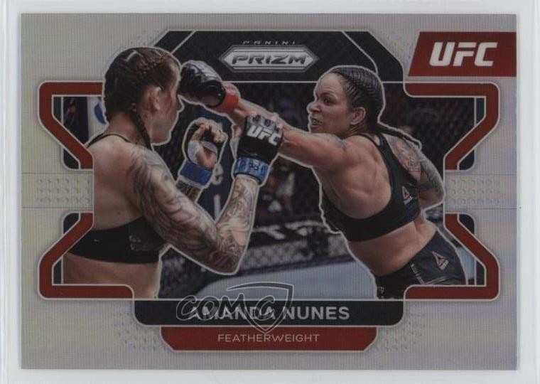 2022 Panini Prizm UFC Silver Prizm Amanda Nunes #65 1n0