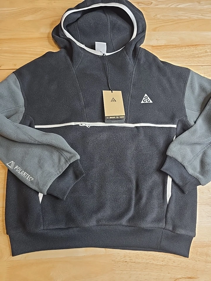 Nike ACG ICON флис POLARTEC толстовка черный размер большой DQ8730-010 - Изображение 2 из 4