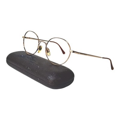 Giorgio Armani 167 743 Eyeglass Frame Round Gold Unisex