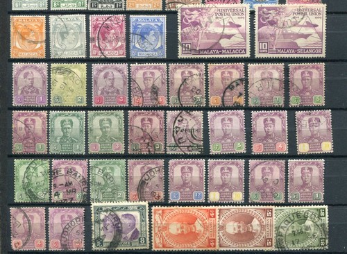 MALAYA STATES M&U Collection 145 Stamps - Imagen 4 de 4