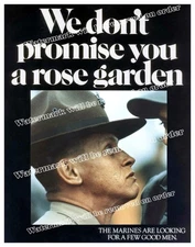 Wall Art / Photo US Marines / USMC We Don't Promise You a Rose Garden Poster