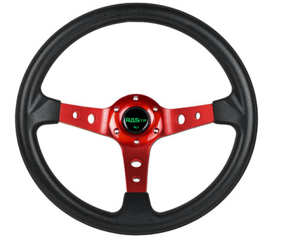 RASTP Universal Racing Steering Wheel,Drifting Deep Dish Steering Wheel 13.8 /35