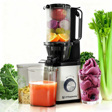 Cold Press Juicer Machines, 1.3L Compact Juicer and Fruit Sorbet Maker