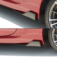 18" Universal Side Skirts, 45cm Left/Right Glossy Black PP Side Skirt Protection
