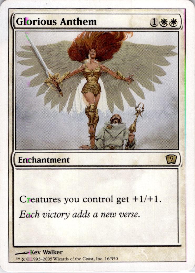 MTG Glorious Anthem 9th Edition Rare #16