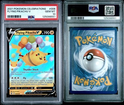 SEQUENTIAL PSA 10 Flying Surfing Pikachu V VMAX Pokémon