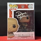 Dwayne Johnson ‘The Rock’ Autographed Signed WWE Funko Pop! #137 COA Hologram