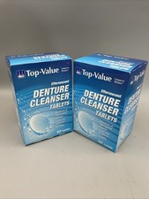 UPC 730637002961 product image for 2 Pack Top-Value Effervescent Denture Cleanser Tablets - 90 Tablet Each | upcitemdb.com