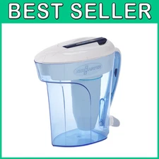 ZeroWater 12-Cup Water Filter Pitcher - 5-Stage Filtration