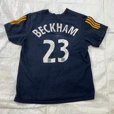 VTG LA GALAXY 23 DAVID BECKHAM Youth Shirt Authentic 2007 Soccer Jersey Size M