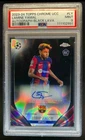 2023 Topps Chrome UEFA Lamine Yamal Auto RC Black Lava #CA-LY PSA 9