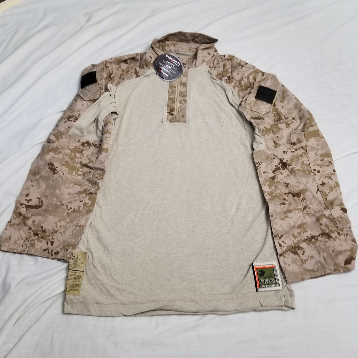 USMC FROG Combat Shirt Uniform Desert Marpat Medium Regular Crye