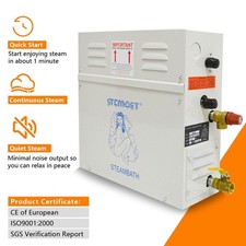 9KW 220v Commercial Home Steam Generator Shower System SPA Bath Detox Therapy