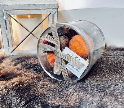 MG Studio VANILLA PUMPKIN Fragranced Potpourri Decorative Bowl Filler LE