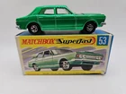 Lesney Matchbox Ford Zodiak MK IV No 53 Superfast G Box Metallic Green England
