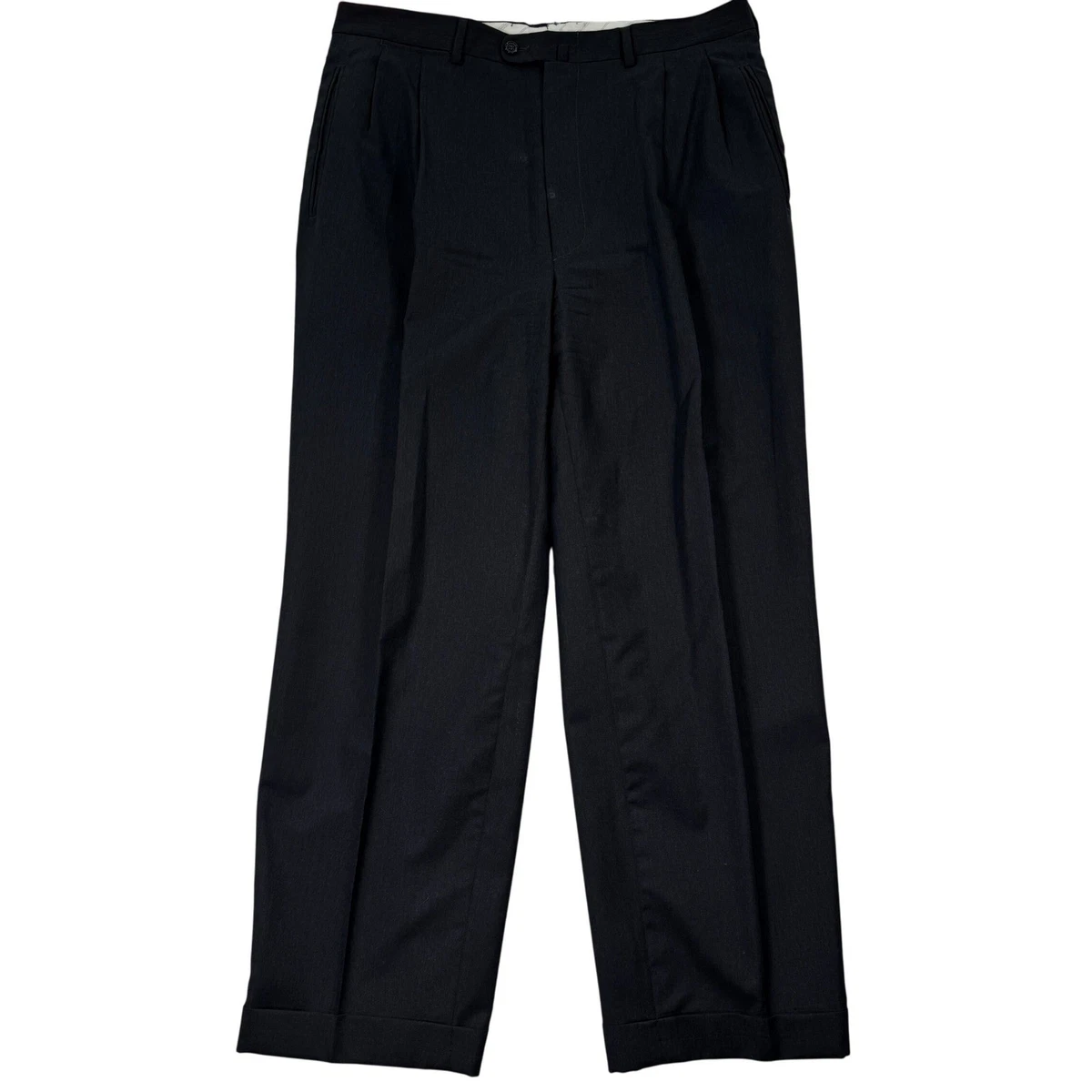 Wool Black Ermenegildo Zegna Pants for Men for sale | eBay