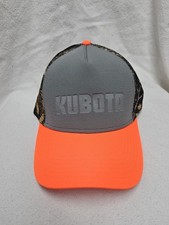 NWT KUBOTA FARM TRACTOR EQUIPMENT CORN FARMING FARM TRUCKER CAMO SUMMER HAT CAP