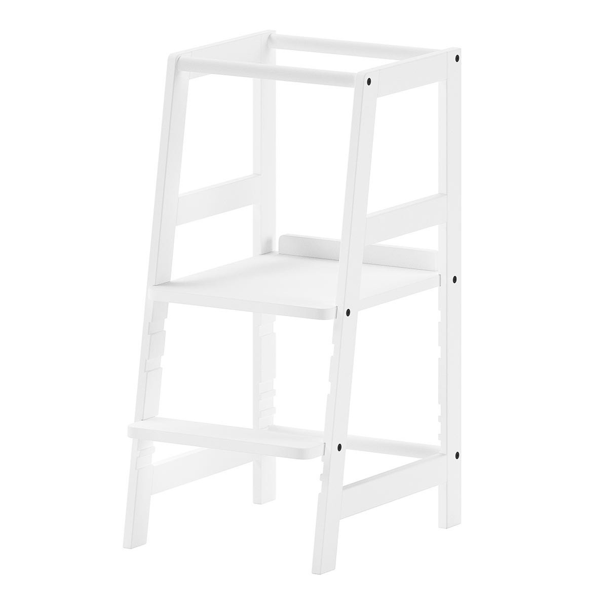 Tour d'apprentissage en hêtre Nature, l'élégance du design blanc