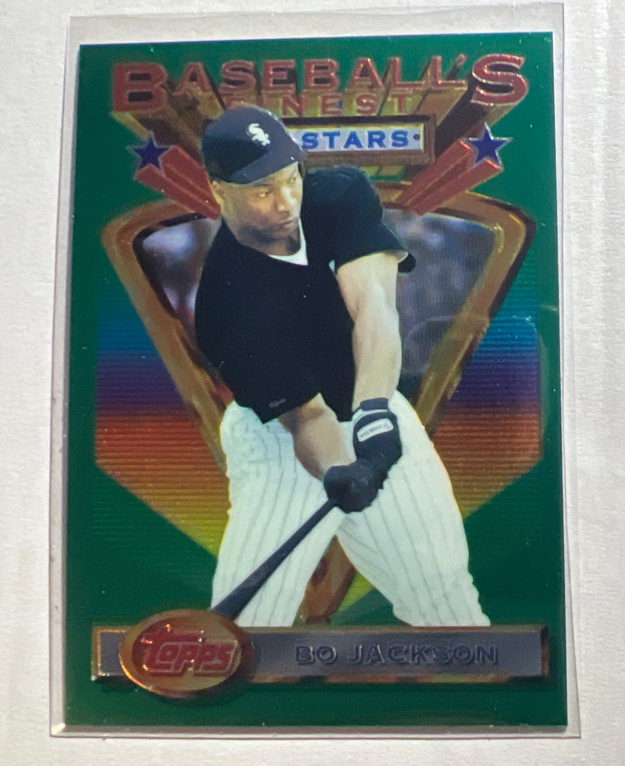 1993 Topps Finest - Baseball's Finest All-Stars Bo Jackson #91 White Sox Royals