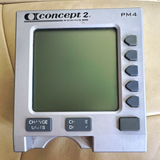 Concept2 PM4 Performance Monitor for Rowing Machine, LCD Display, Grey/Black